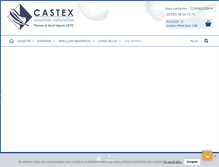 Tablet Screenshot of couette-castex.com